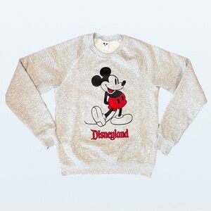 NWOT Disneyland Mickey Mouse Classic Sweatshirt in Gray, Women’s Size XS